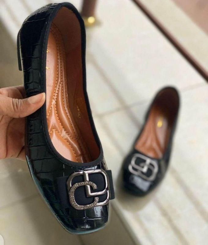 Ladies Flat Shoes - Black