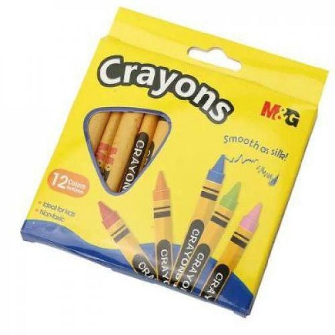 MG Set Of 2 Boxes Of M&G Crayon Color Box - 12 Colors