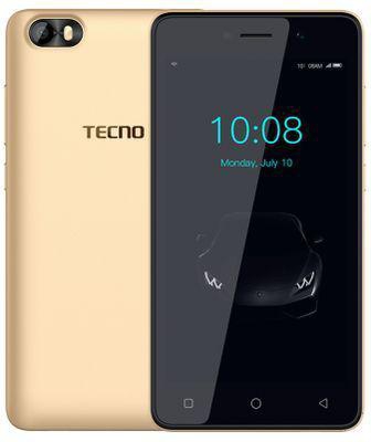 Tecno F1 5-Inch (1GB, 8GB ROM) Android 8 Oreo (Go Edition), 5MP + 2MP Dual SIM 3G Smartphone - Gold