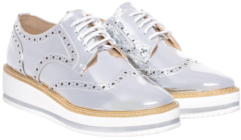 Xti 45194 Fashion Sneakers for Women - 36 EU, Metallic Silver