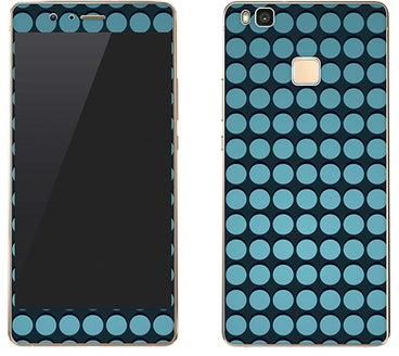 Vinyl Skin Decal For Huawei P9 Lite Blue Dots