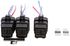 Generic 3 Sets 24V 40A SPST Automotive Car Van 4 Pin Relay 4 Wires Harness