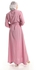 Long Sleeves Full Down Buttons Maxi Dress - Cashmere