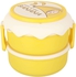 Get Falmer Plastic Lunch Box, 2 Layers, With Clip Lid, 16 Cm - Yellow White with best offers | Raneen.com