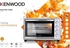 Kenwood 100L Toaster Oven Oven Toaster Grill Large Capacity Double Glass Door Multifunctional with Rotisserie and Convection Function for Grilling, Toasting, Silver, MOM99.000SS
