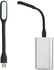 Portable Mini USB LED Lamp Light Flexible Angle Adjustable - Black