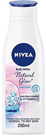 NIVEA Body Lotion Cool Fresh, Natural Fairness Vitamin C, Normal to Dry Skin, 250ml