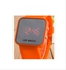 Unisex Digital LED Dial Silicone Band Watch - Orange