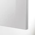 METOD Hi cb f oven/micro w 2 drs/shelves, white/Ringhult light grey, 60x60x200 cm - IKEA