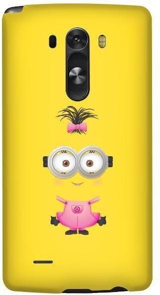 Stylizedd LG G3 Premium Slim Snap case cover Gloss Finish - Girly Minion 2