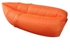 Outdoor Party Sofa Fast Inflatable Air Sleeping Bag Camping Bed Beach Bag Orange