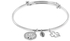 Coco88 Sense Collection Women Bracelet Silver with Zirconia Flower and Clover Charms