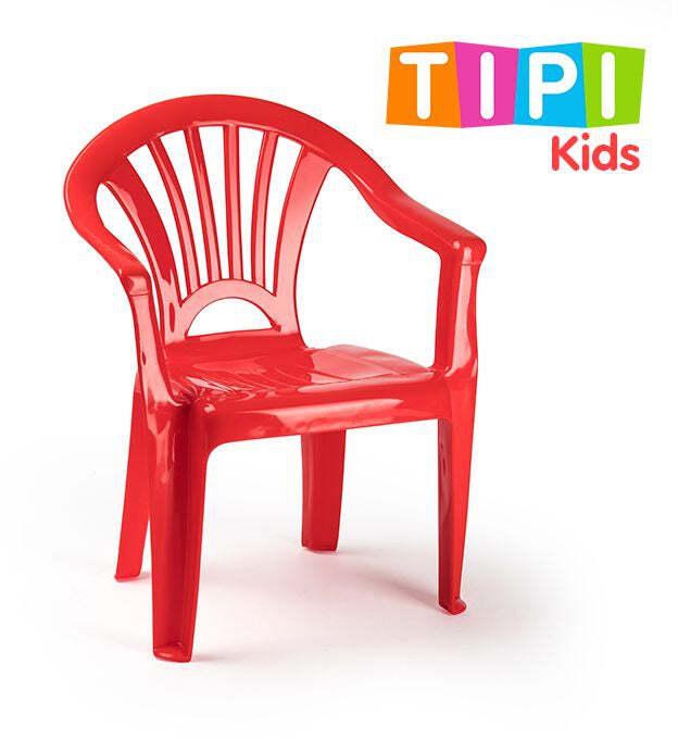 Plastic Forte TIPI Kid Chair, Red