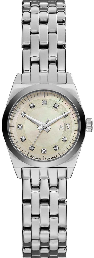 Armani Exchange Women's Silver Dial Stainless Steel Band Watch - AX5330