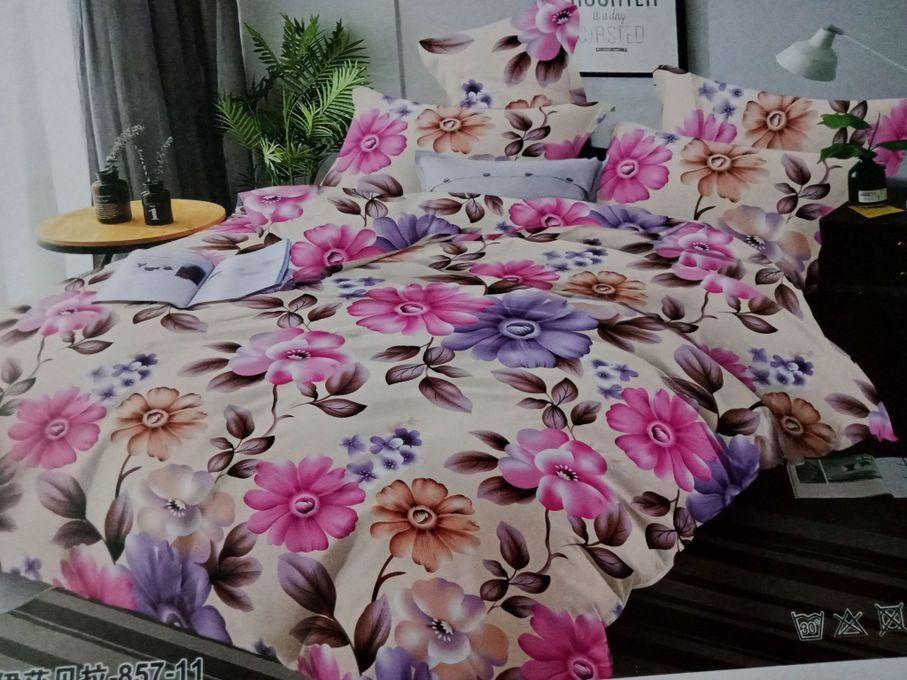 Patterned Bed Sheet Set - 5 Pcs