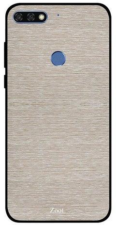 Protective Case Cover For Huawei Honor 7C Dark Off White Pattern
