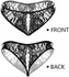 اوليفو سراويل داخلية نسائية من الدانتيل جي سترينج، سراويل داخلية مثيرة للنساء، سراويل داخلية ثونغ من الدانتيل، ملابس داخلية مريحة على شكل حرف G مع لؤلؤ (6 أنماط)، 6 قطع، متعددة - M