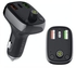 Ldnio car charger c704q BLUETOOTH FM TRANSMITTER TRIPLE USB CHARGER USB-C PD QC4.0+ AUTO-ID TF Card Slot 36W QUICK CHARGER WITH CABLE Type.c To Iphone