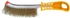 Get Ingco HWB02250 Stainless Steel Wire Brush, 10 Inch - Yellow Gold with best offers | Raneen.com