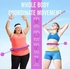 New Hulla Hoop for Adults Weight Loss, Circle Weighted Hula Hoops 2 in 1 Abdomen Fitness