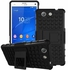 Ozone Tough Shockproof Hybrid Case Cover with Screen Protector for Sony Xperia Z4 Compact Black