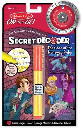 On The Go Secret Decoder Activity Book  The Case Of The Runaway Ruby