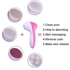 5-In-1 Facial Massager White/Pink
