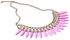 Fashion Charm Chokers Necklace - Rose