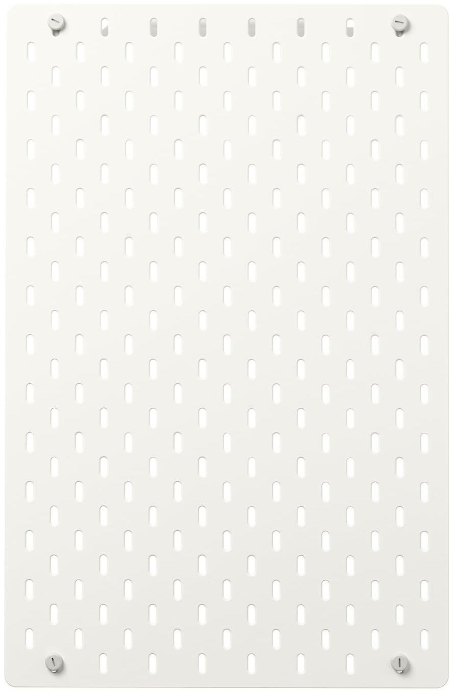 SKÅDIS Pegboard - white 36x56 cm