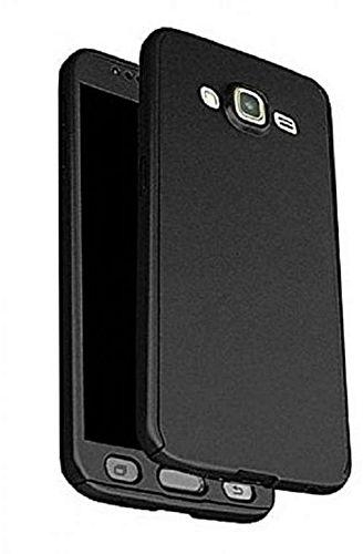 Future Power 360 Full Protection Cover with Glass Screen Protector for Samsung J5 Prime - Black