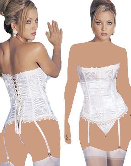 Bustiers & Corsets For Women Size M - Color White