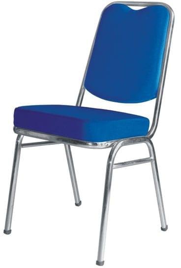 Banquet Chair Chrome - Blue