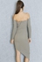 Asymmetric Bardot Dress