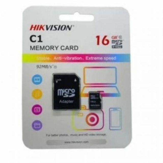 Hikvision Hikvision 16GB C1 Series MicroSD Memory Card With Adapter