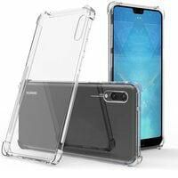 Rkinc Case For Huawei P20 Pro, Crystal Clear Reinforced Corners Soft TPU Bumper Cushion + Hybrid Rugged Hard Transparent Panel Cover For&nbsp;Huawei Pro