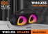 Wireless Bluetooth Speaker B20, AUX \ USB \ TF Card \ Radio , RGB , Built-in Mic , Black