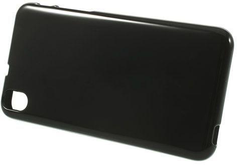 Unique Series HTC 816 Protective Rubberized TPU Jelly soft Case Milky Black