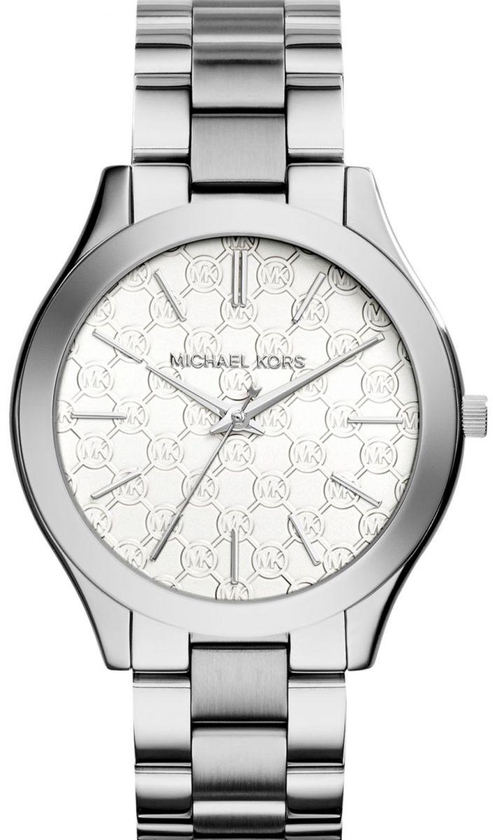 Michael Kors Slim Runway Women's Silver Dial Stainless Steel Band Watch - MK3371