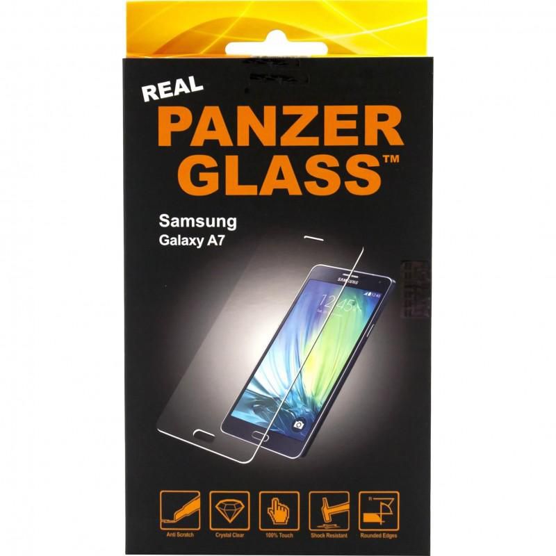 PanzerGlass Smartphone Screen Protector, for (Samsung) Galaxy A7, Tempered Glass - Clear Finish