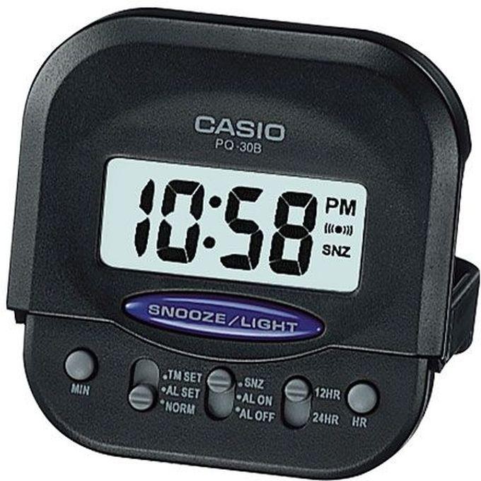 Casio PQ-30B-1DF Alarm Clock -Black