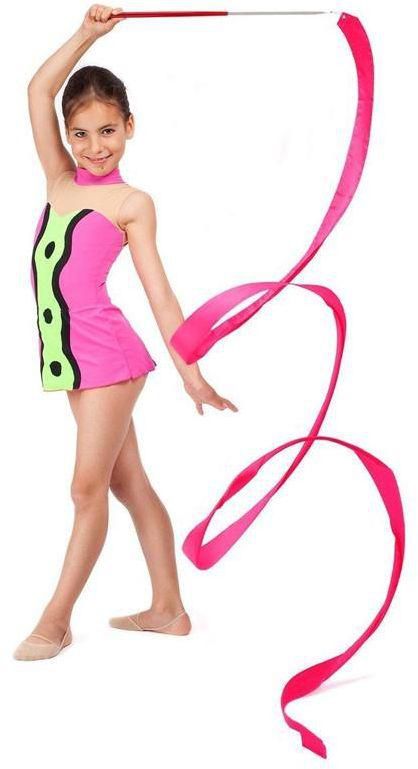 Ribbon Dancer Wand Rhythmic Gymnastics Dance Accessories Dancing Streamers on Stick for Kids