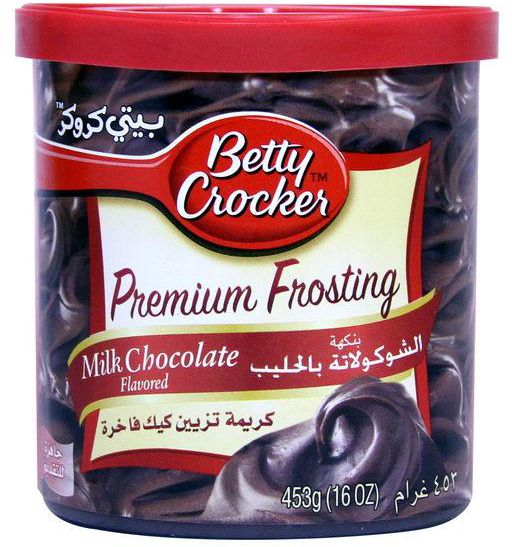 Betty Crocker Premium Frosting Milk Chocolate 453g