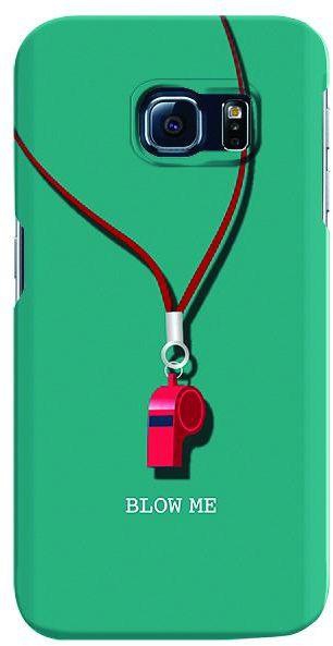 Stylizedd Samsung Galaxy S6 Edge Premium Slim Snap case cover Gloss Finish - Blow Me