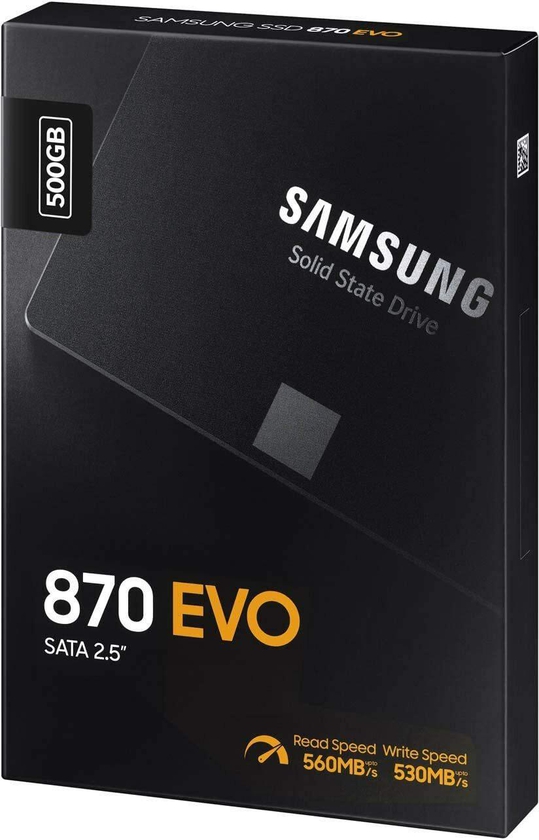 Samsung 500GB 870 Evo 2.5 Inch Sata Iii Internal Solid State Drive - Mz-77E500Bw