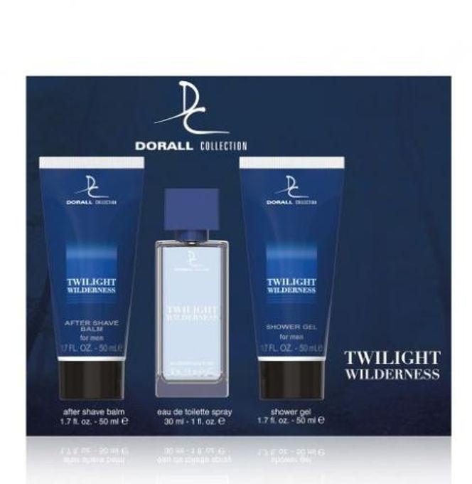 Dorall Collection Twilight Wilderness - Gifts For Men - (After Shave Balm 50ml + EDT 30ml - Shower Gel 50ml)
