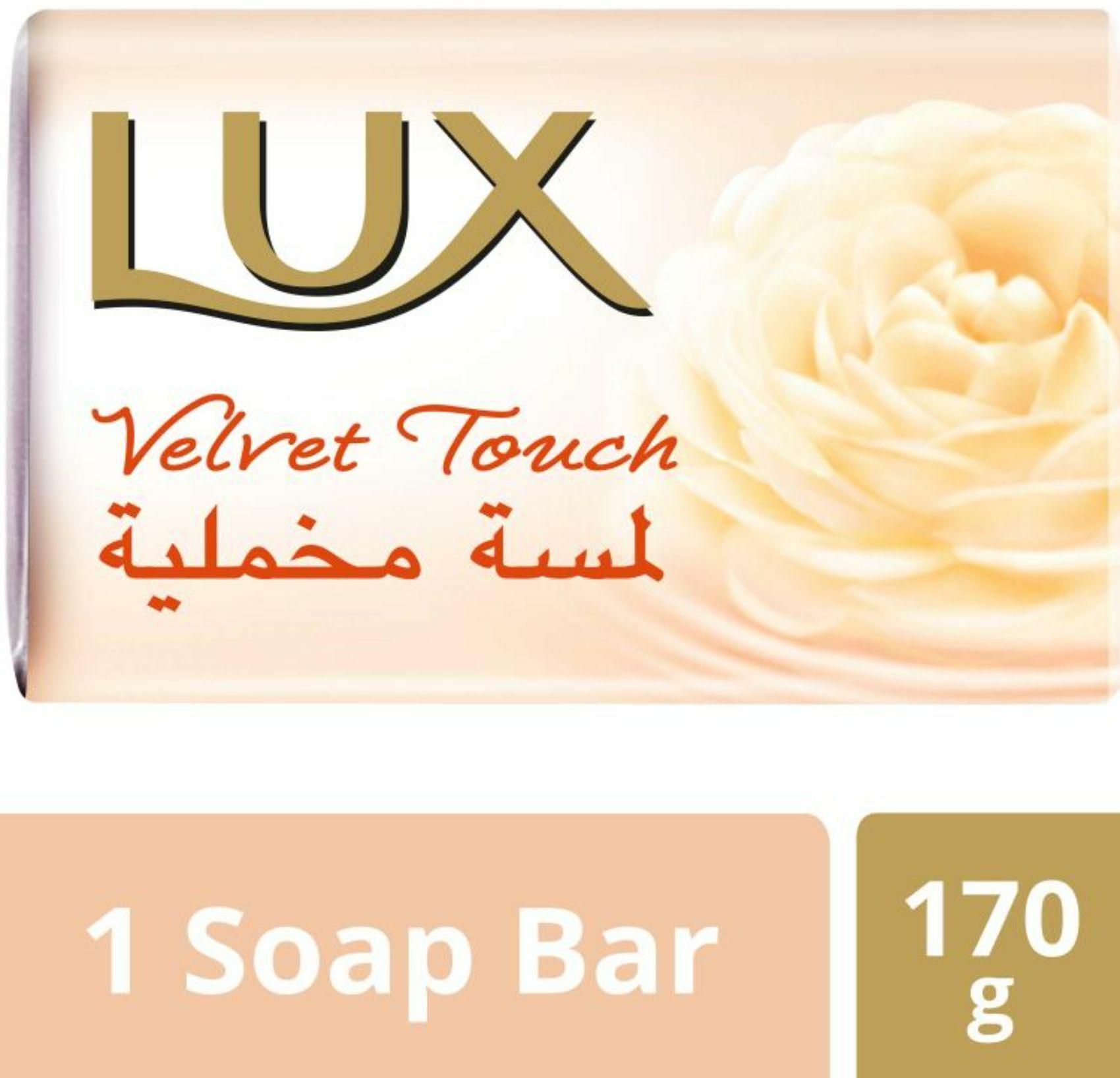 Lux soap bar velvet touch 170 g &times; 6