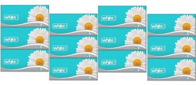 White Mega Pack Tissue Set Consists Of 12 Packages