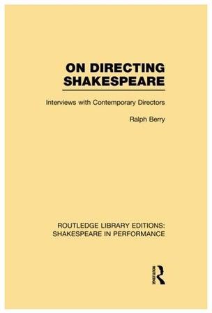 On Directing Shakespeare Paperback