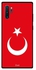 غطاء حماية واقٍ لهاتف سامسونج نوت 10 برو علم تركيا