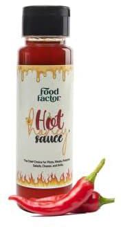 Food Factor Hot Honey Sauce Infusion Between Honey and Chili habanero pepper, no adde sugar,gluten free, zero fat healthy, Suitable for Vegetarians, barbecue BBQ sauce 340 G (11.5 Oz)
